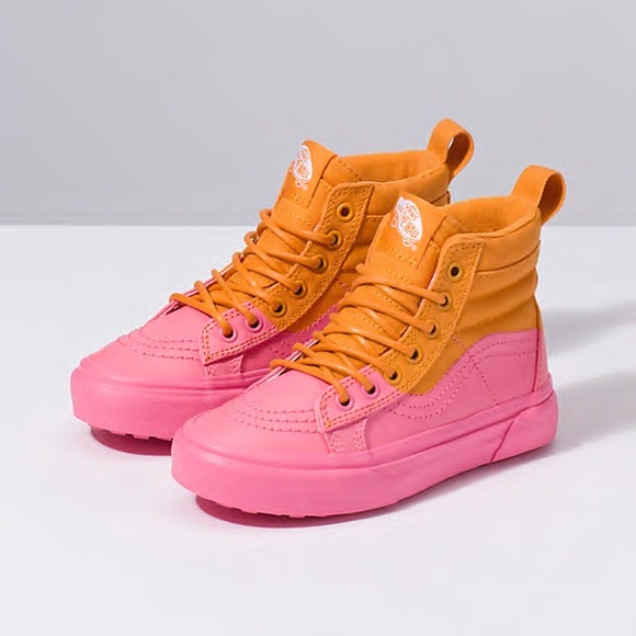 vans pink orange
